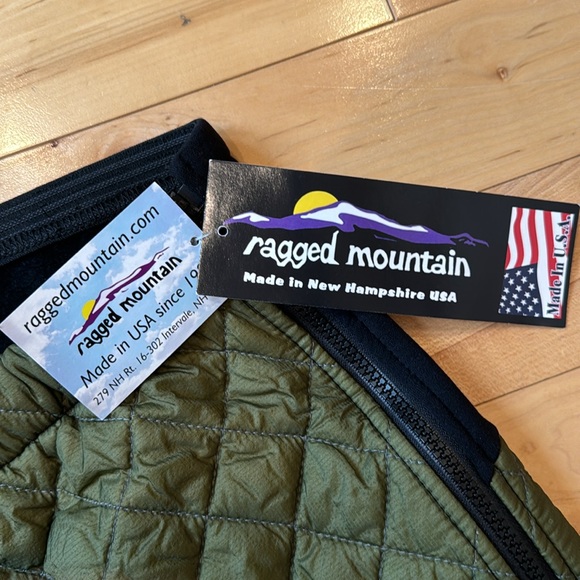 Ragged mountain men’s loft knickers. Quilted. XL. Green. Full zip. NWT - Picture 8 of 8